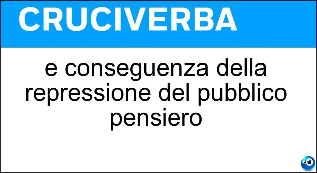 conseguenza della