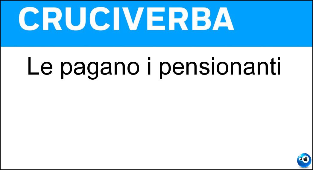 pagano pensionanti