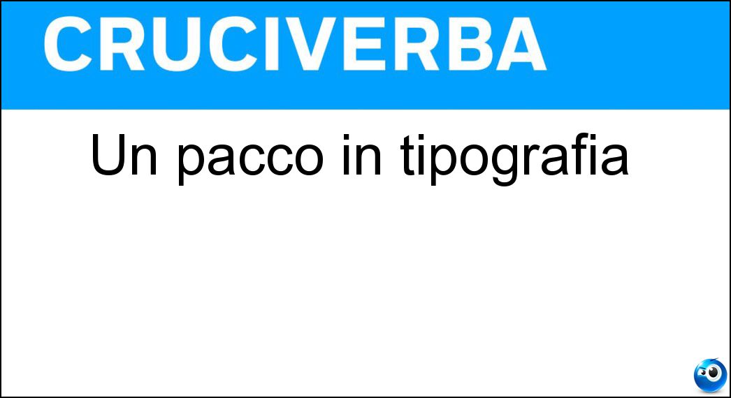 pacco tipografia