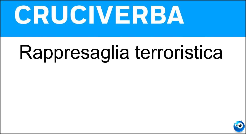 rappresaglia terroristica