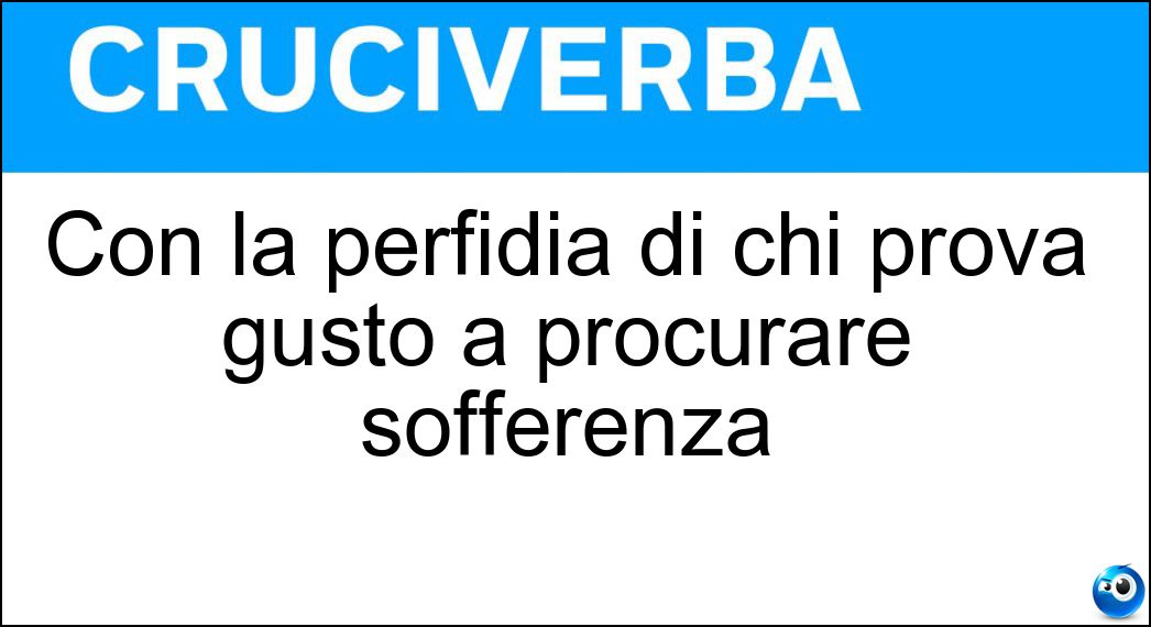 perfidia prova