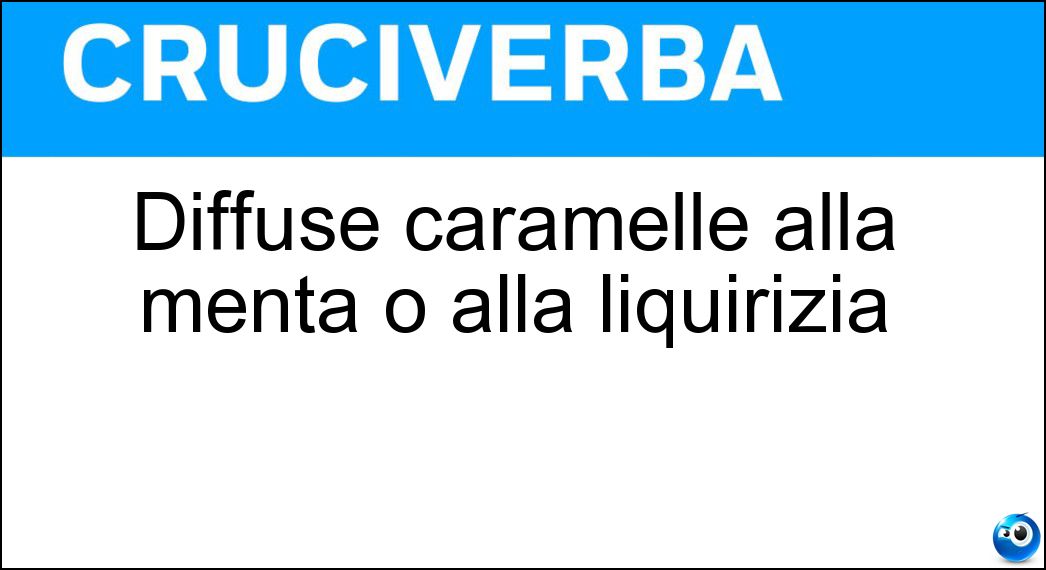 diffuse caramelle