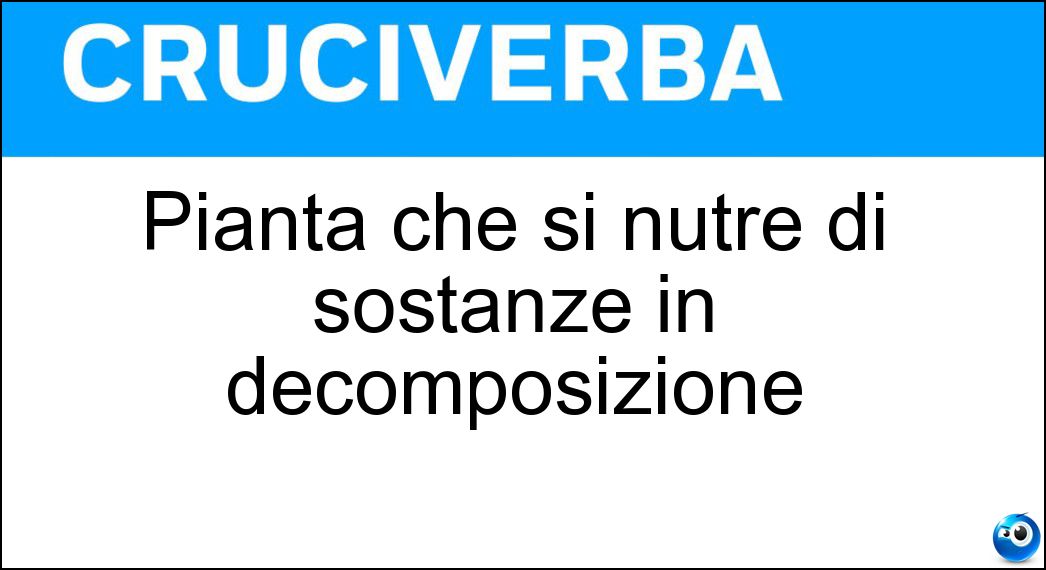 pianta nutre