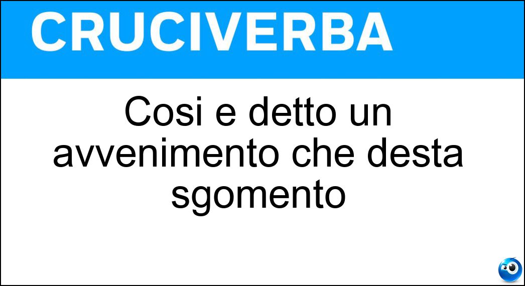 cosi detto