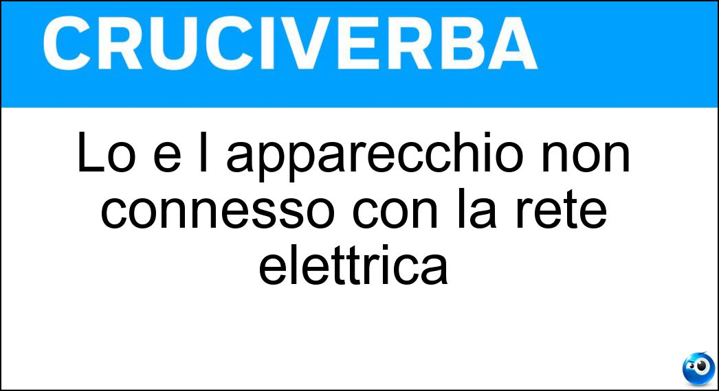 apparecchio connesso