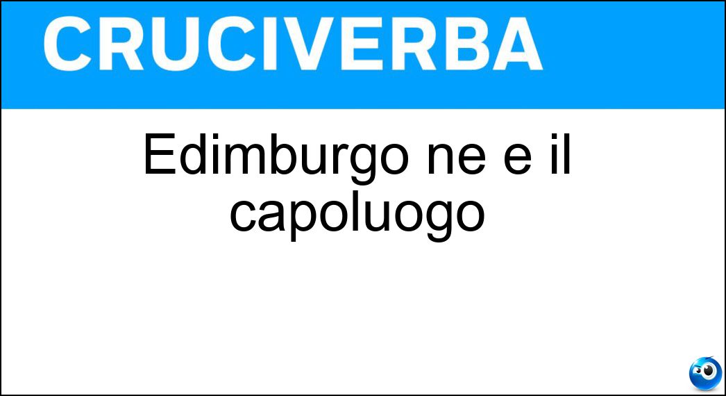 edimburgo capoluogo