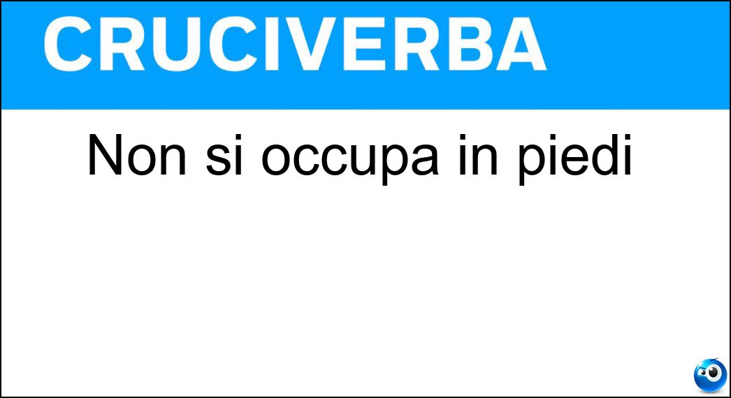 occupa piedi