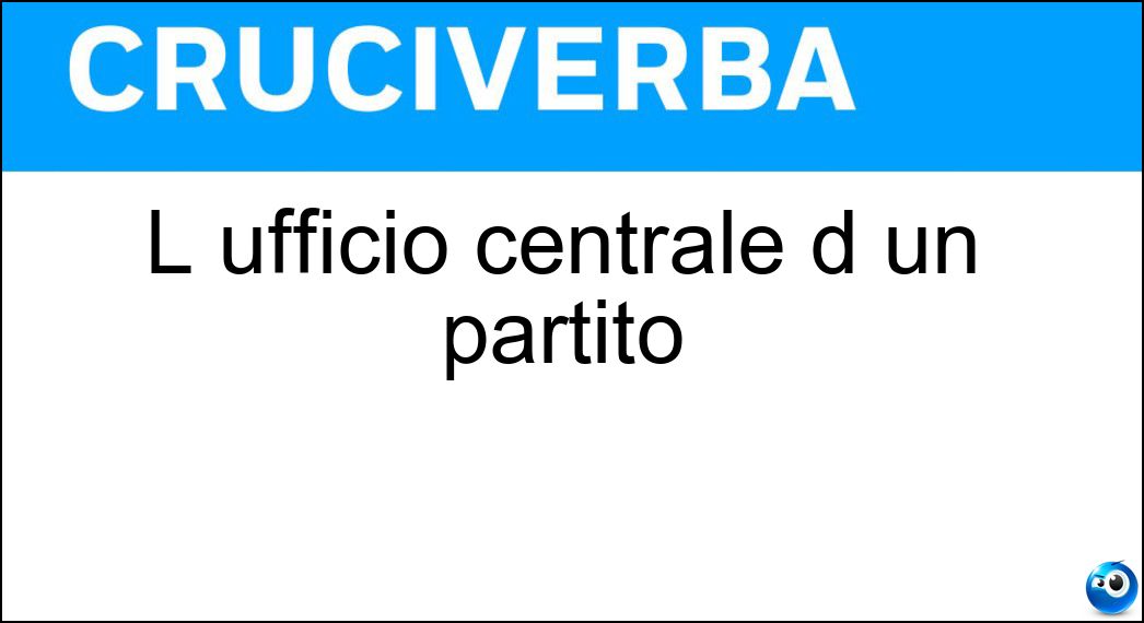 ufficio centrale