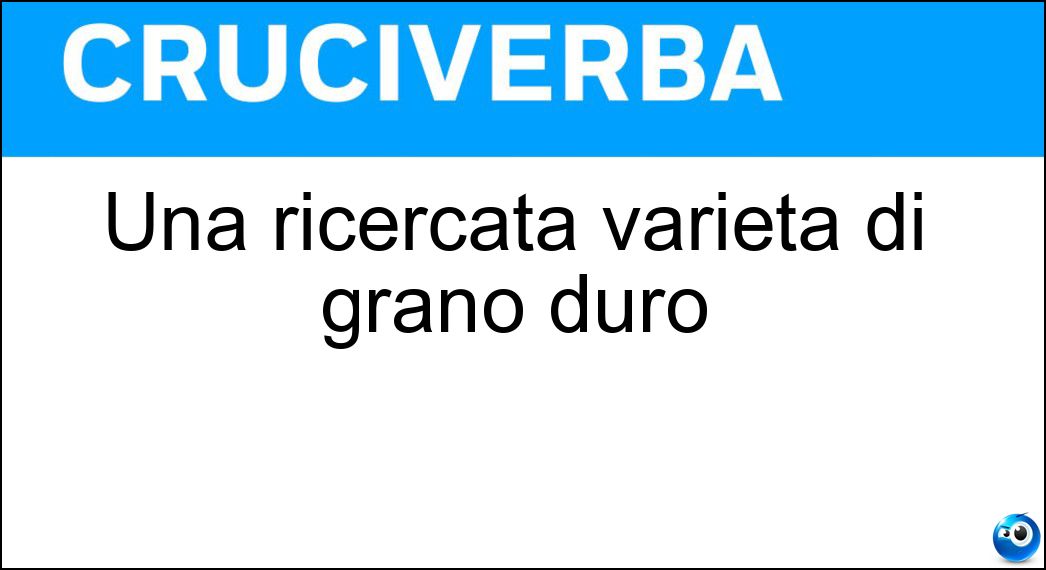 ricercata varietà