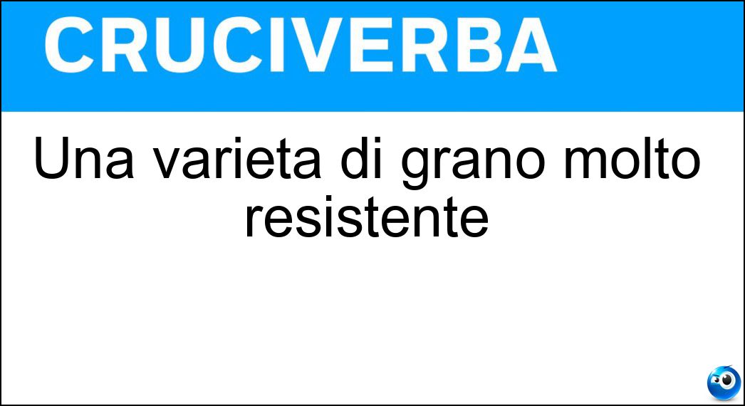 varietà grano