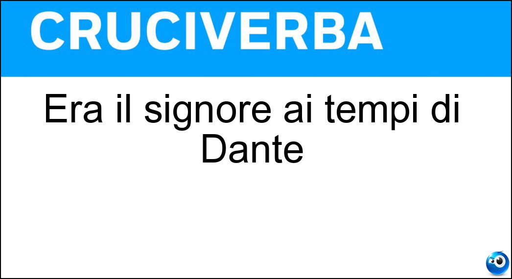 signore tempi