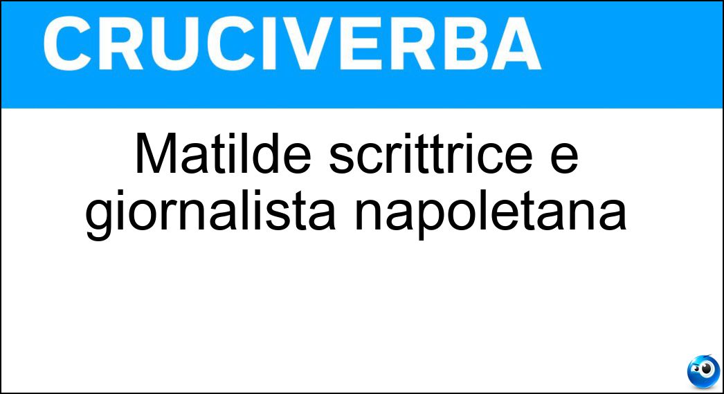 matilde scrittrice