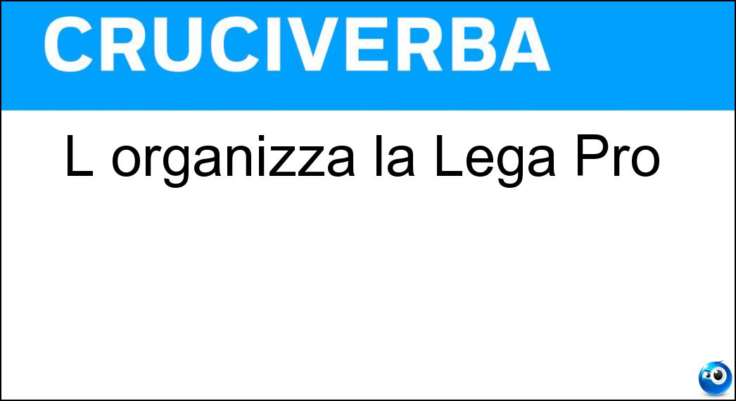 organizza lega