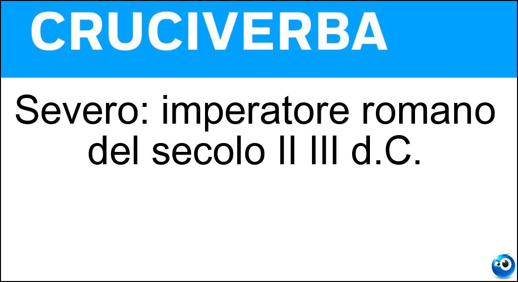 severo imperatore