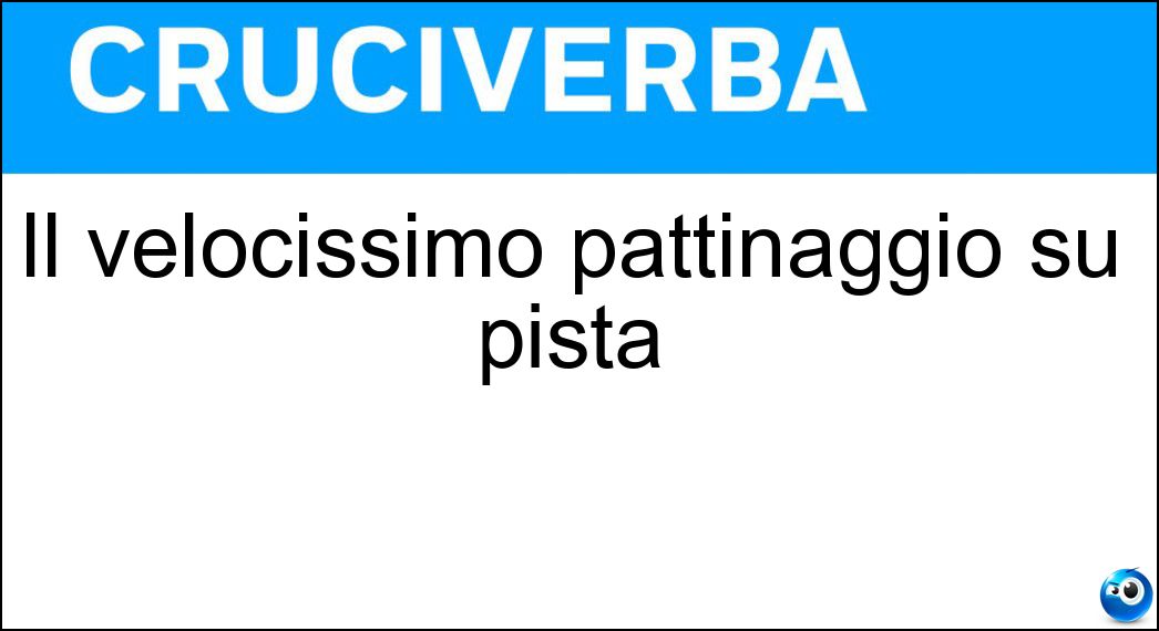 velocissimo pattinaggio