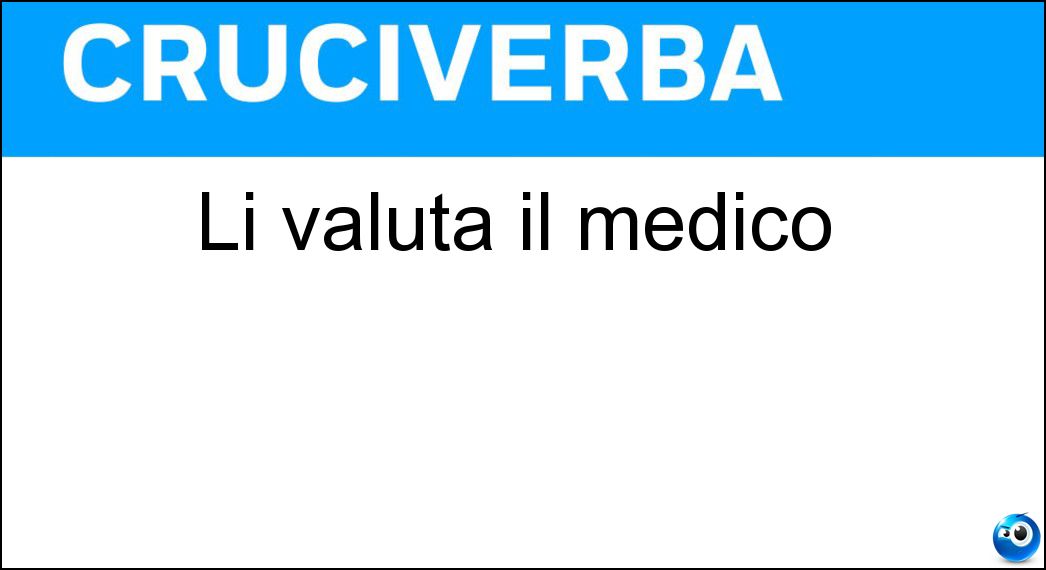 valuta medico