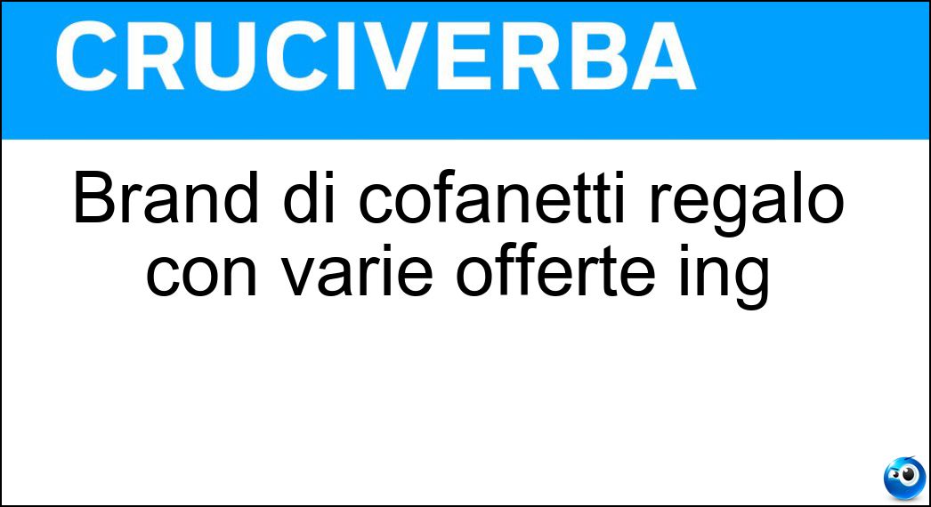 brand cofanetti