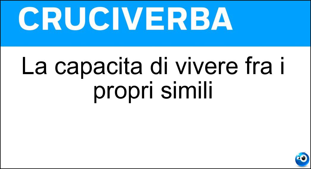 capacità vivere