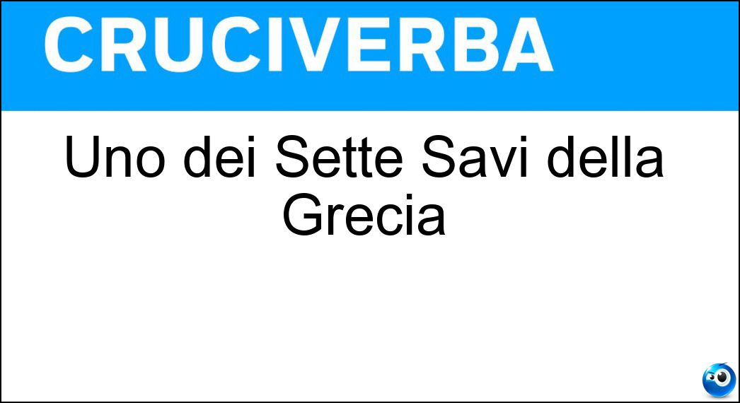 sette savi