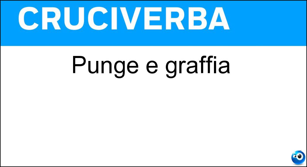 punge graffia