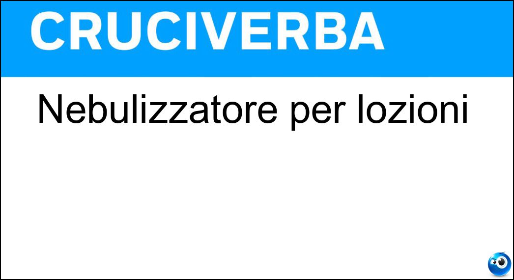 nebulizzatore lozioni