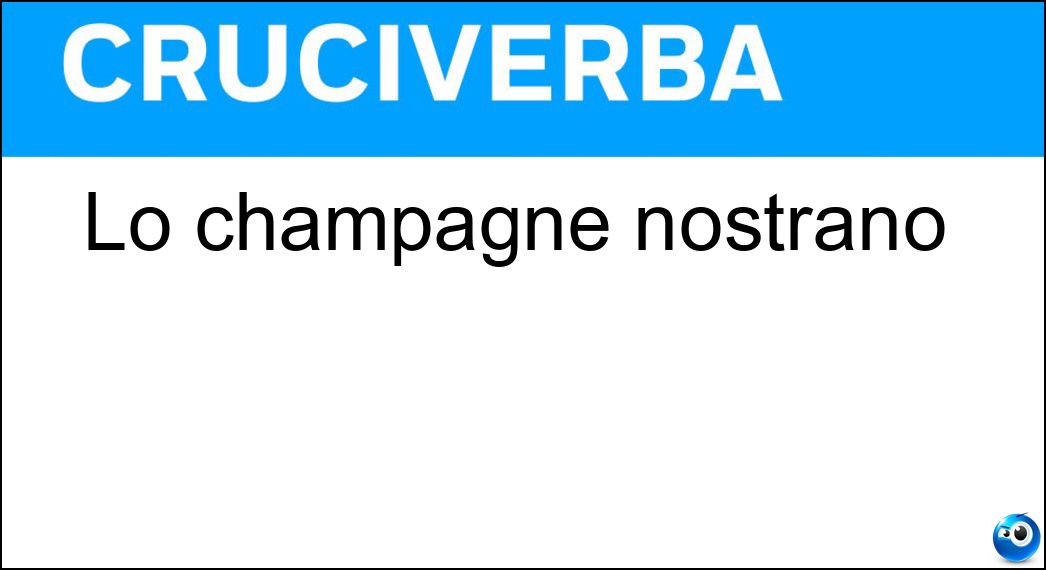 champagne nostrano