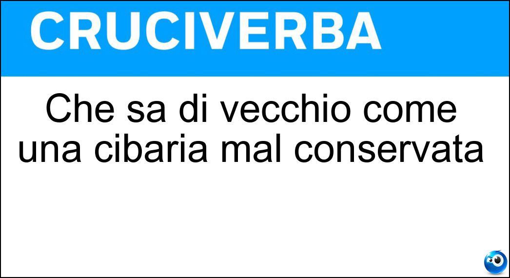 vecchio come