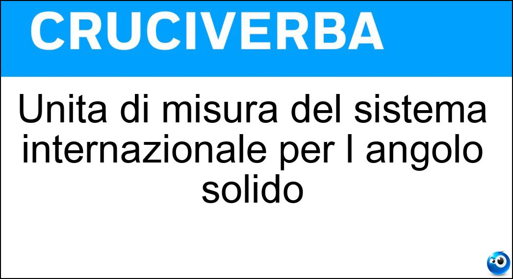 unità misura