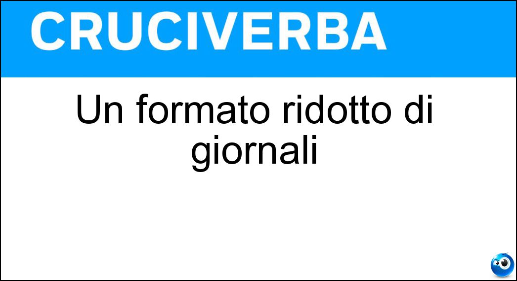 formato ridotto