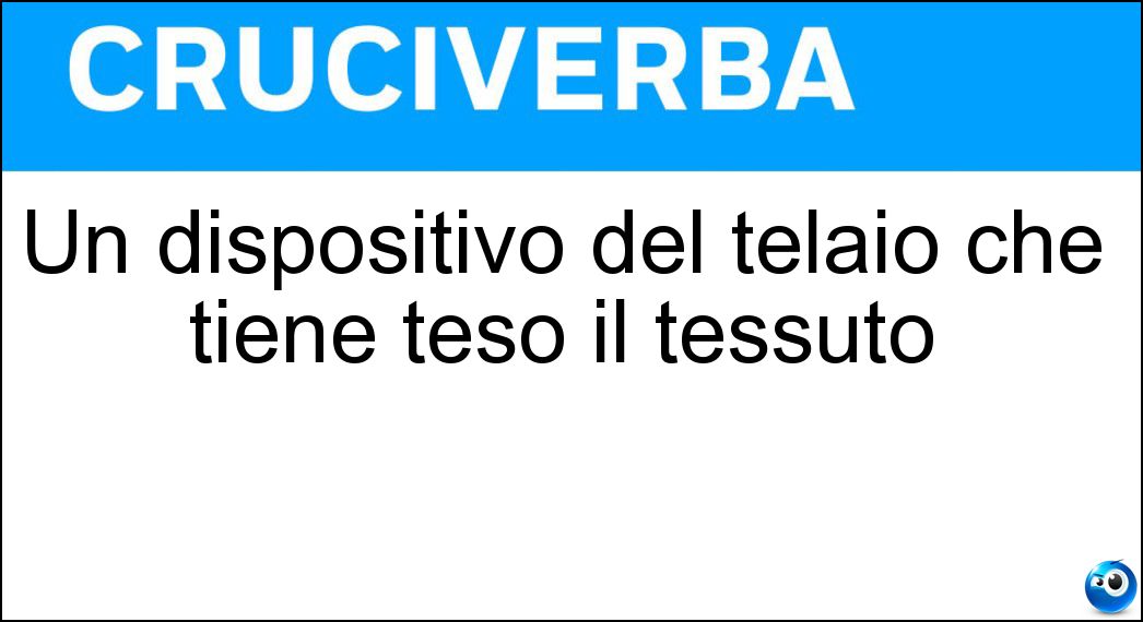 dispositivo telaio