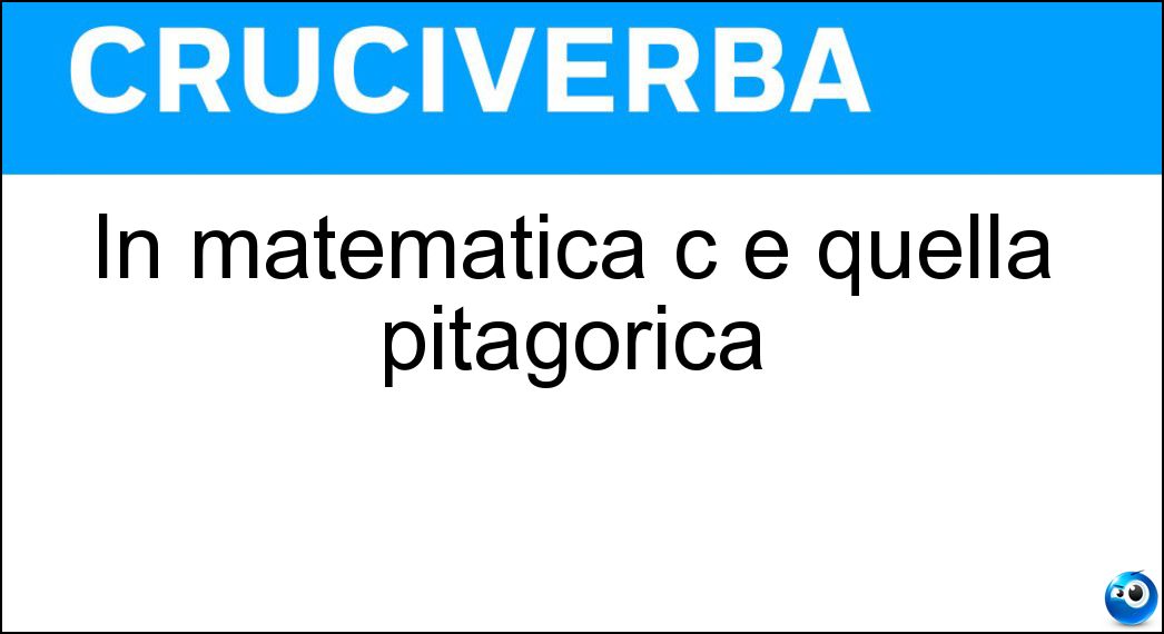 matematica quella