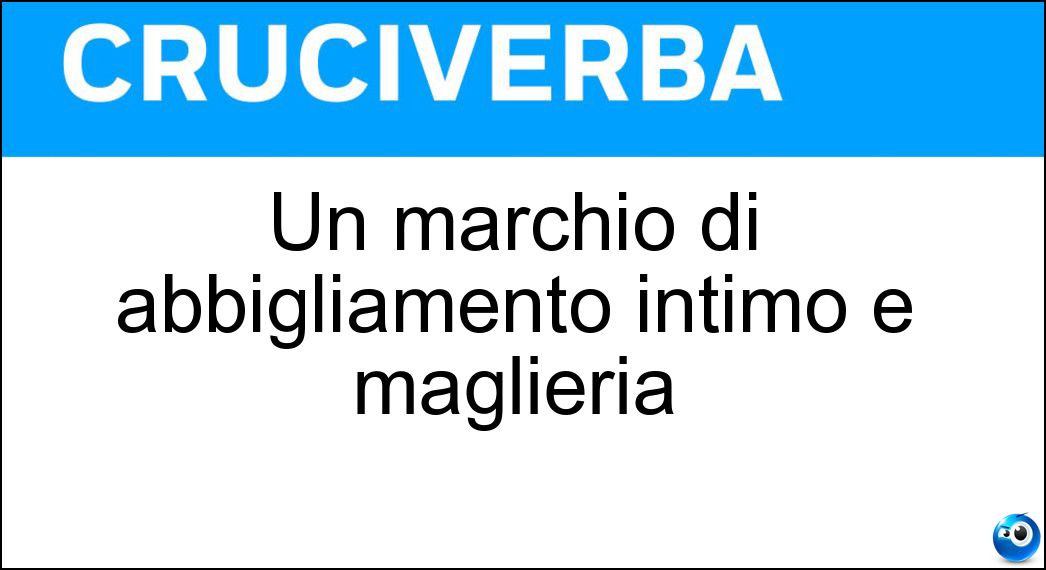 marchio abbigliamento