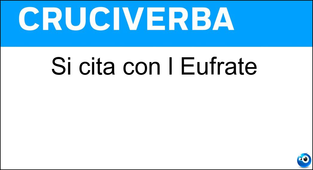 cita eufrate