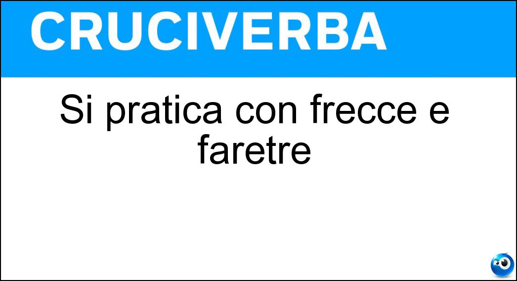 pratica frecce