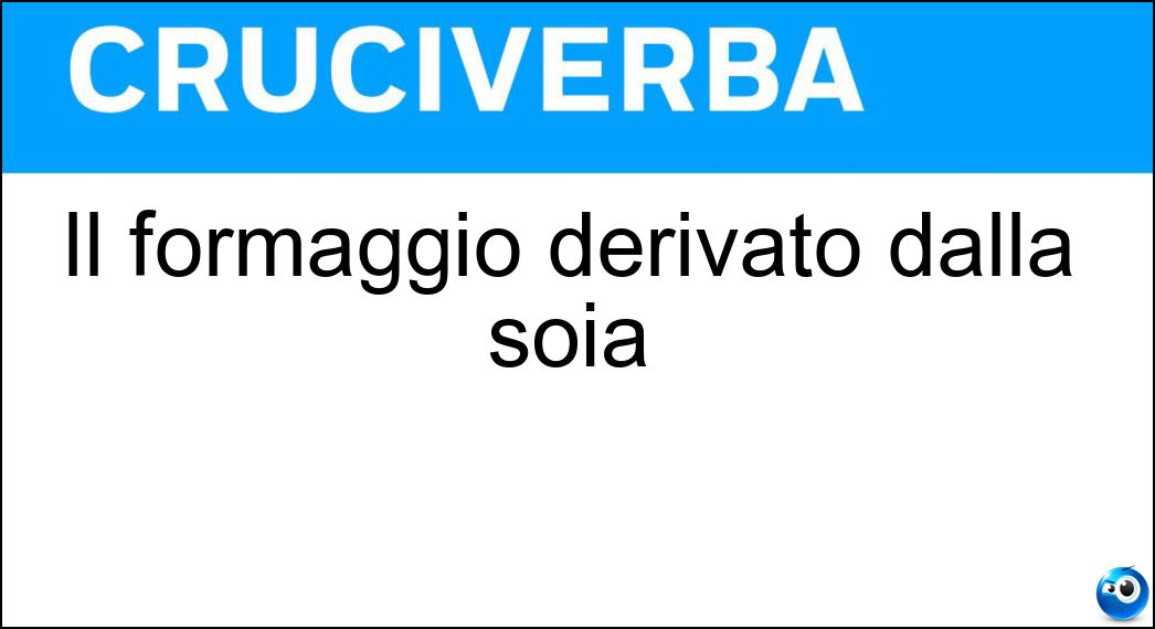 formaggio derivato