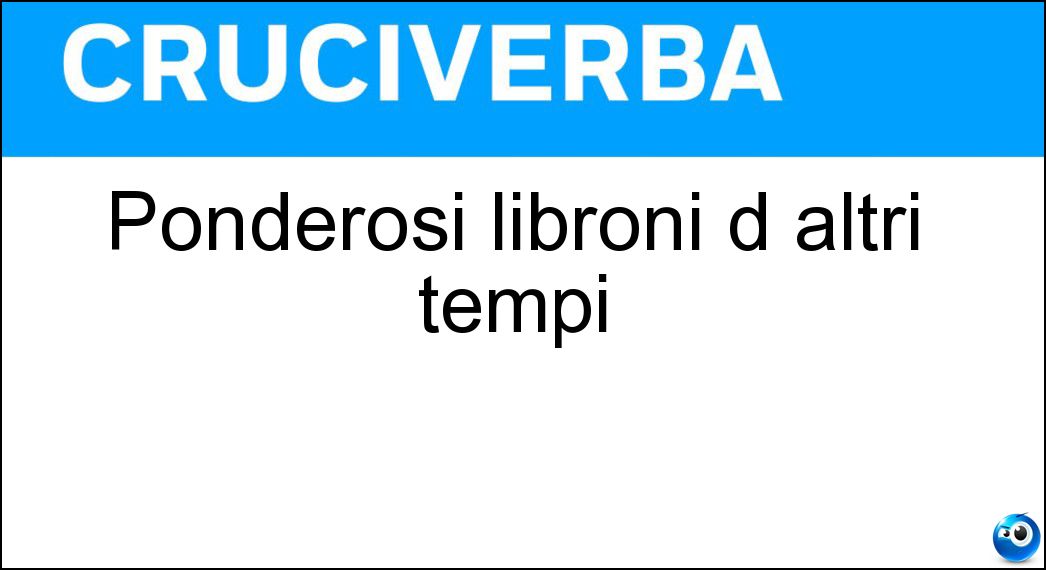 ponderosi libroni