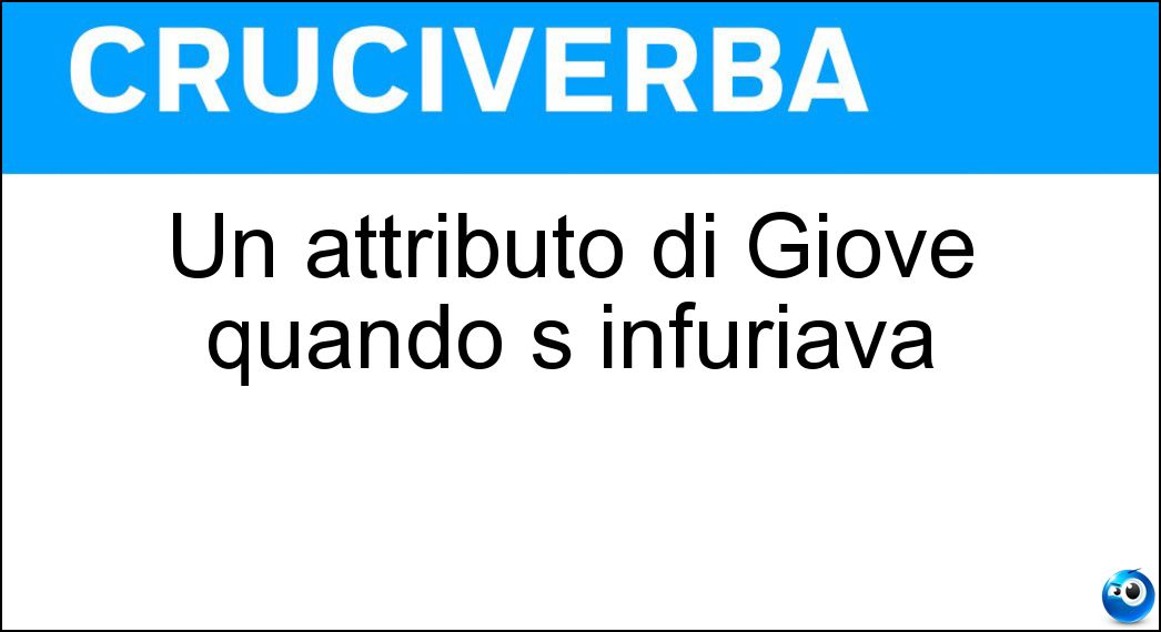 attributo giove