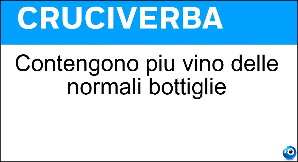 contengono vino