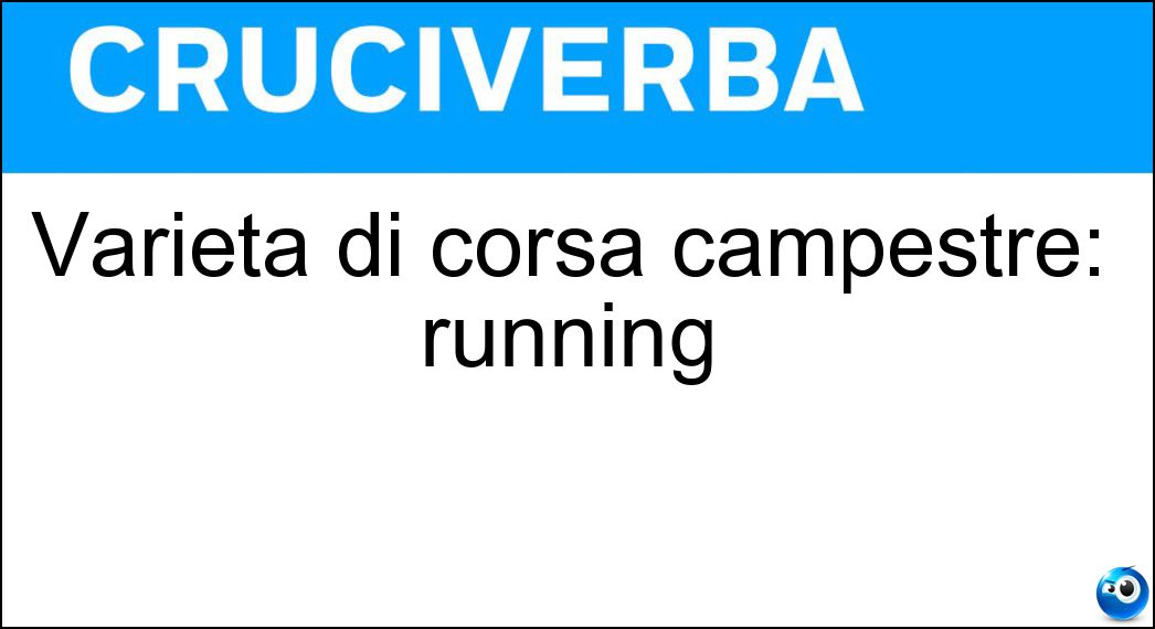 varietà corsa