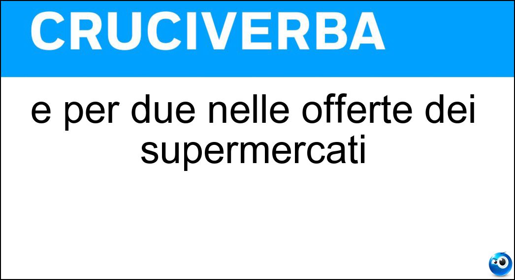 nelle offerte