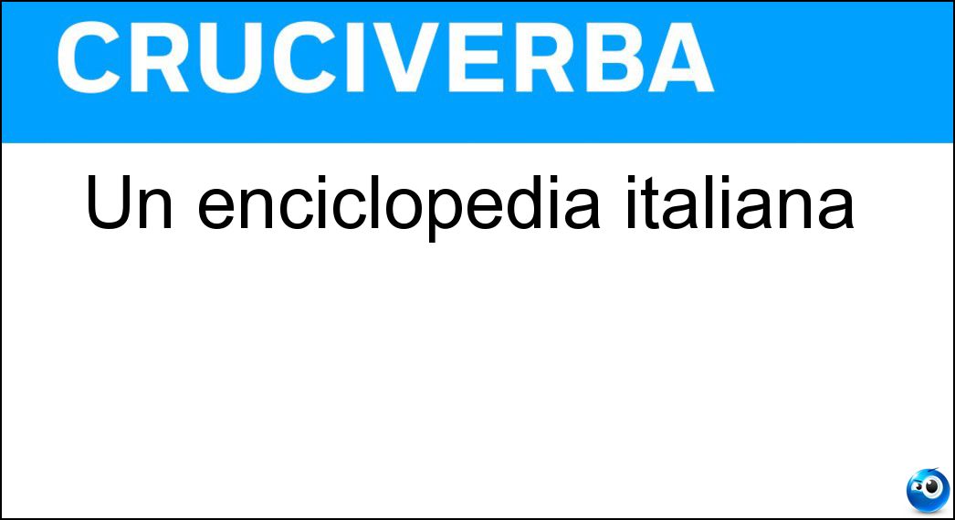 enciclopedia italiana