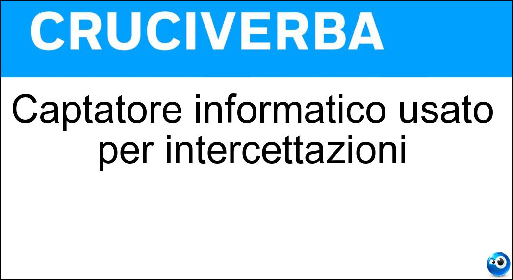 captatore informatico