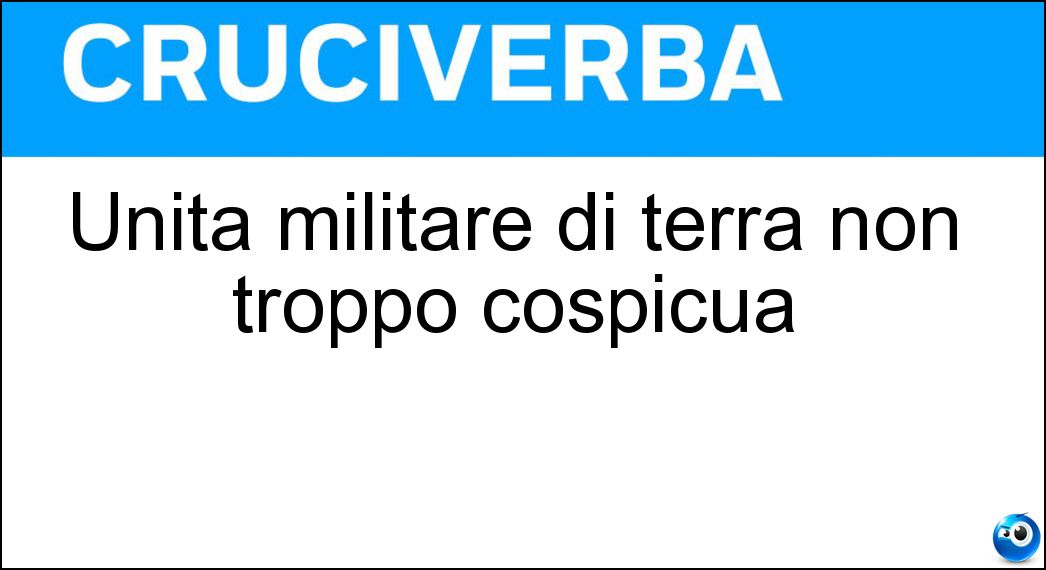 unità militare