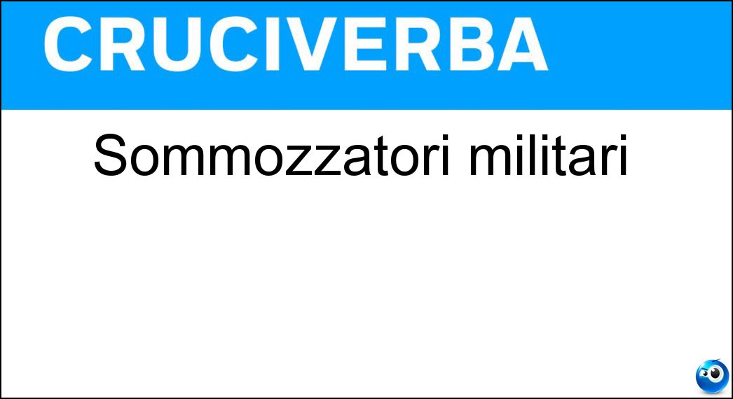 sommozzatori militari