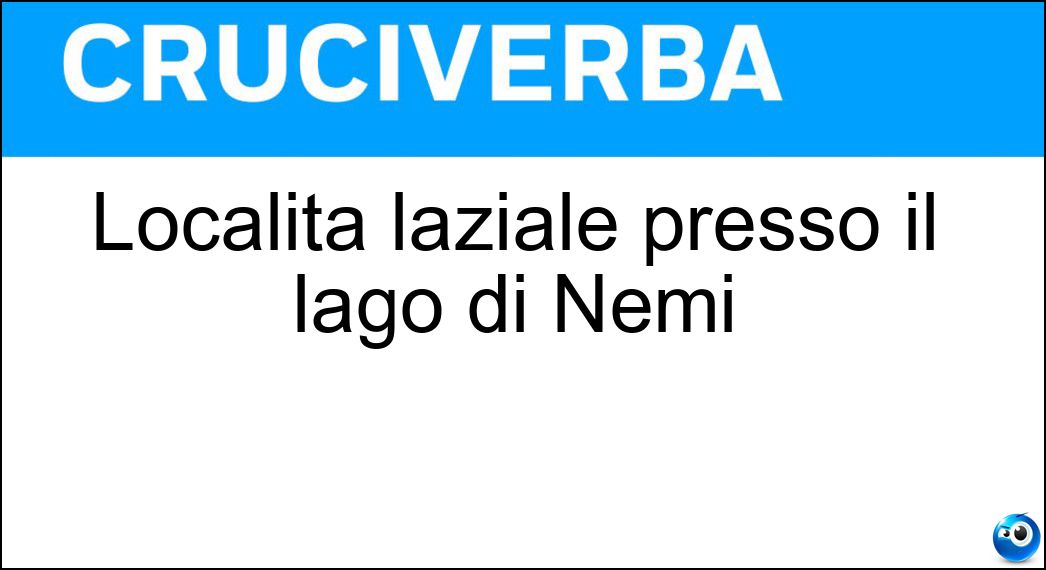 località laziale