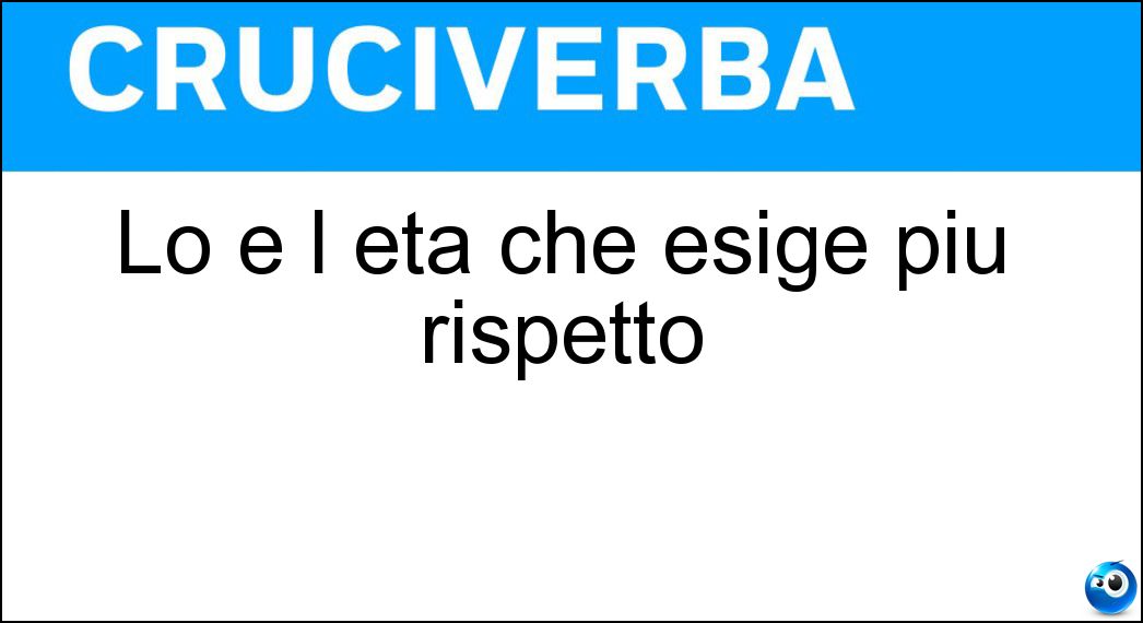 esige rispetto