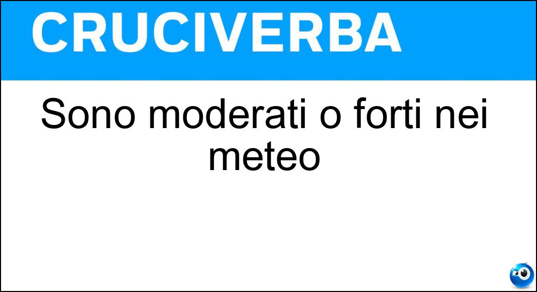 sono moderati