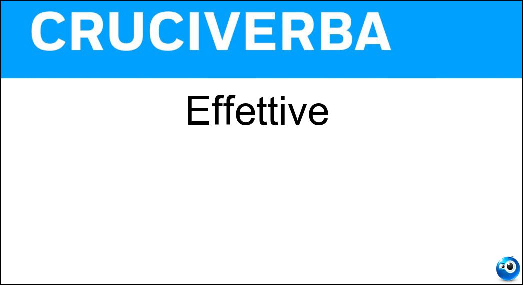 effettive