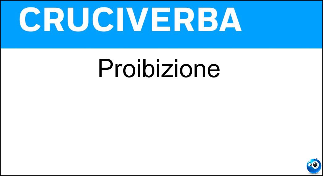 proibizione