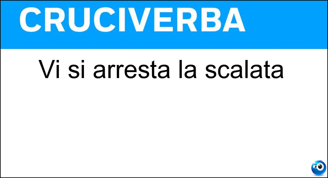 arresta scalata